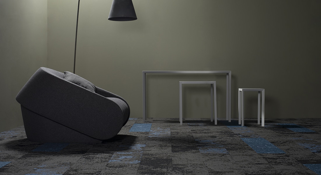 Pure_Misty_Moss_Base2 Carpet Planks Grey & Blue Patterned Carpet Tile | Base Pure Planks - A carpet tile collection by signature floor coverings | Order custom carpet samples for your carpet flooring project | commercial flooring with carpet planks