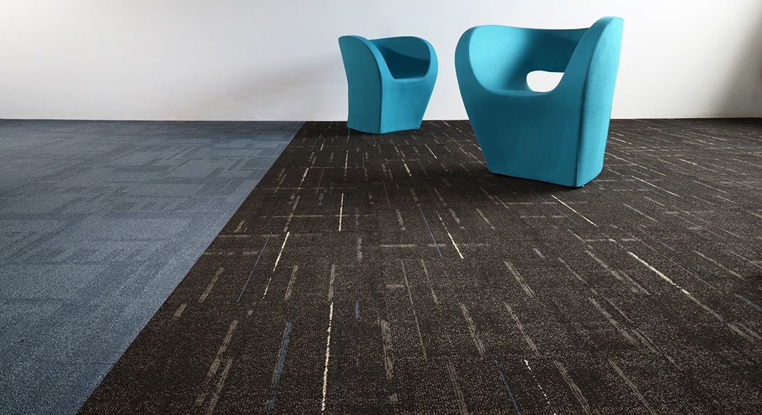 Strike Carpet Tiles Clay Steel 212 | Commercial Floor Coverings by Signature Floors