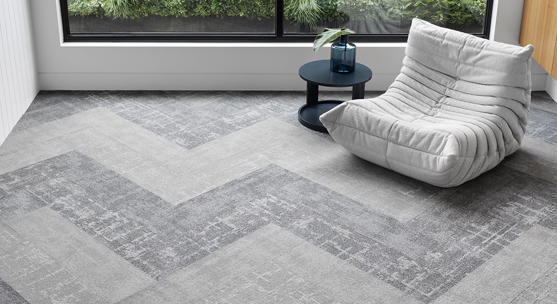 Industrial or Commercial carpet tile pavement planks_room3 Gravel Planks