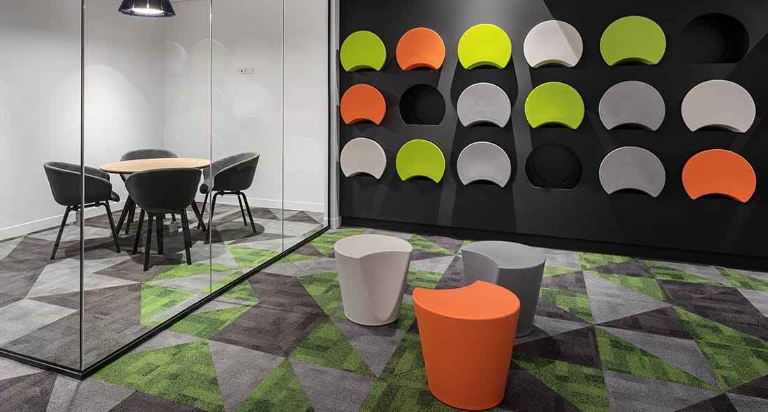 Commercial Floors with carpet at IDP Melbourne Australia by Signature Floors | Flooring experts with designer carpets, vinyl click flooring and woven carpet