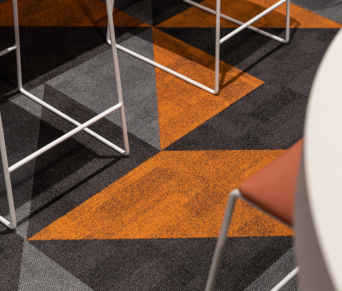 Classroom carpet at IDP Melbourne Australia by Signature Floors | Flooring with designer carpets, vinyl click flooring and woven carpet