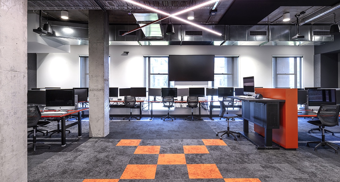 University of Sydney MECO Lab | educational flooring | industrial carpet tiles 
