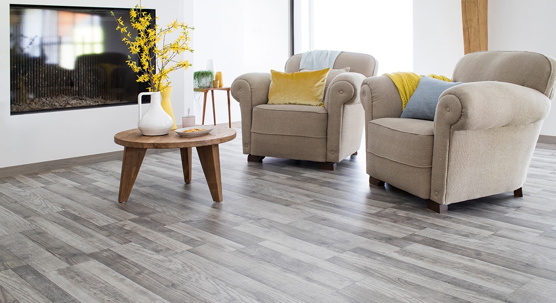 Residential Flooring - Vinyl and Cushion Flooring, Bronze, Scent Wood