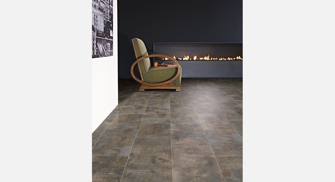 Residential Flooring - Vinyl Tile and Plank, Loft, Dorato Stone